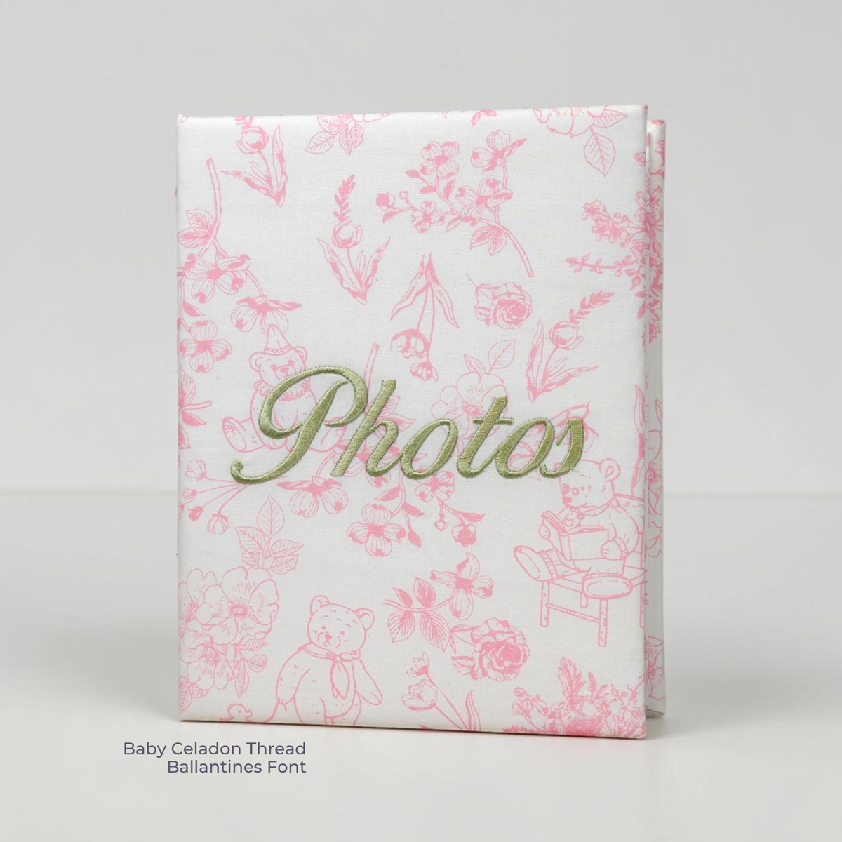 Beary Blossoms Toile – Medium Hardbound Album
