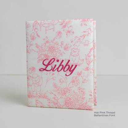Beary Blossoms Toile – Medium Hardbound Album