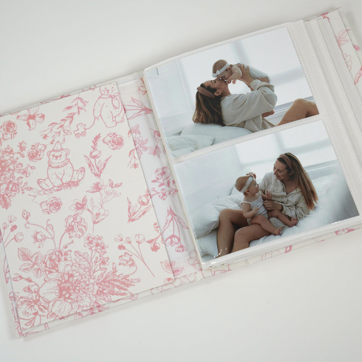 Beary Blossoms Toile – Medium Hardbound Album