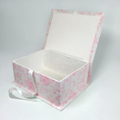 Beary Blossoms Toile - Medium Keepsake Box