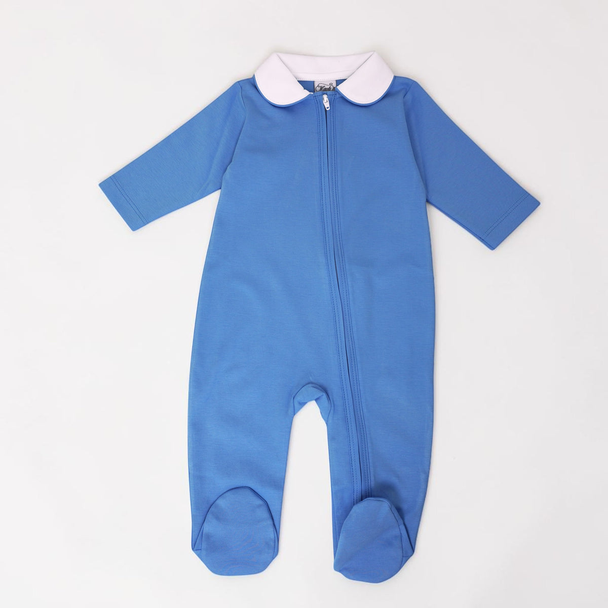 Pima Cotton Peter Pan Collar Footie