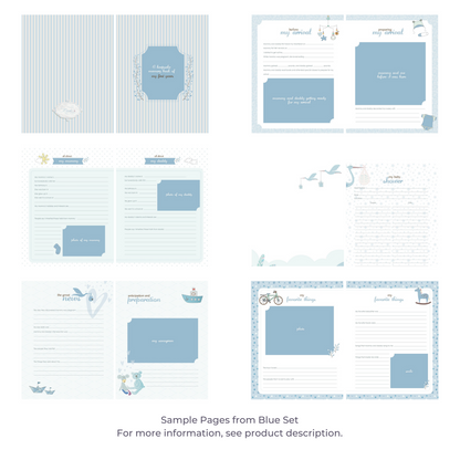 Baby Memory Book Pages: Full Refill Set (66 pages)