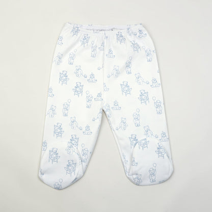 Teddy Bear Print Pima Cotton Baby Layette Set
