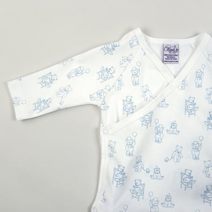 Teddy Bear Print Pima Cotton Baby Layette Set