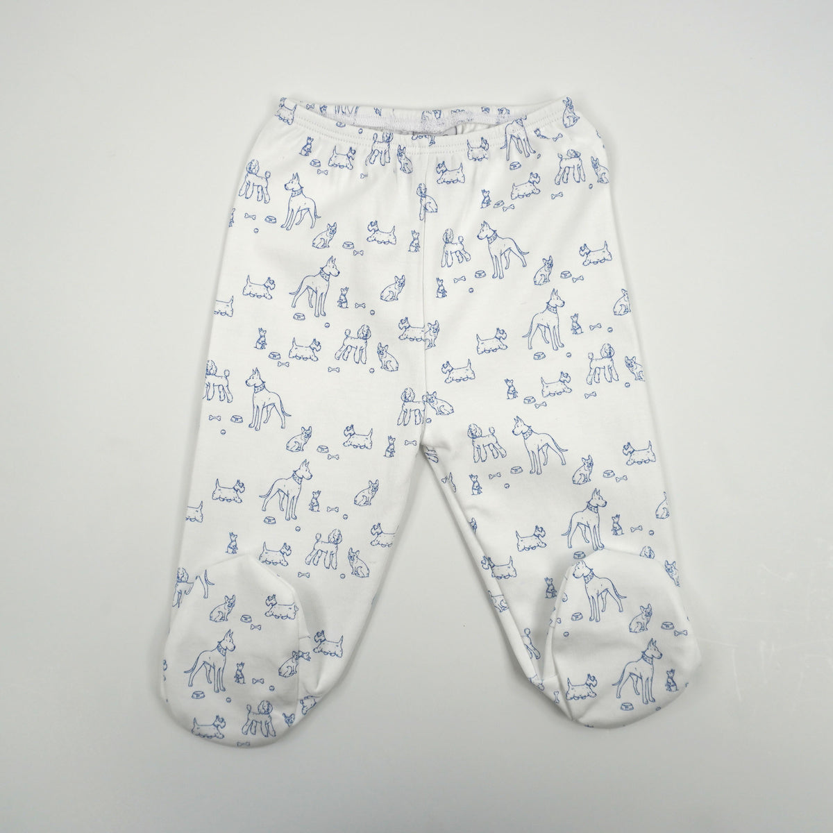 Dogs Print Pima Cotton Baby Layette Set