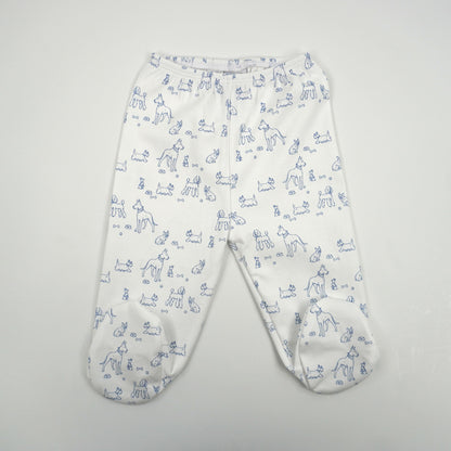 Dogs Print Pima Cotton Baby Layette Set