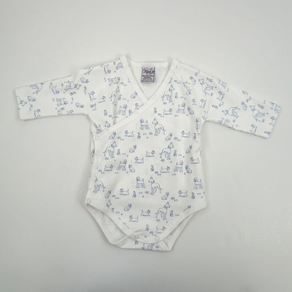 Dogs Print Pima Cotton Baby Layette Set