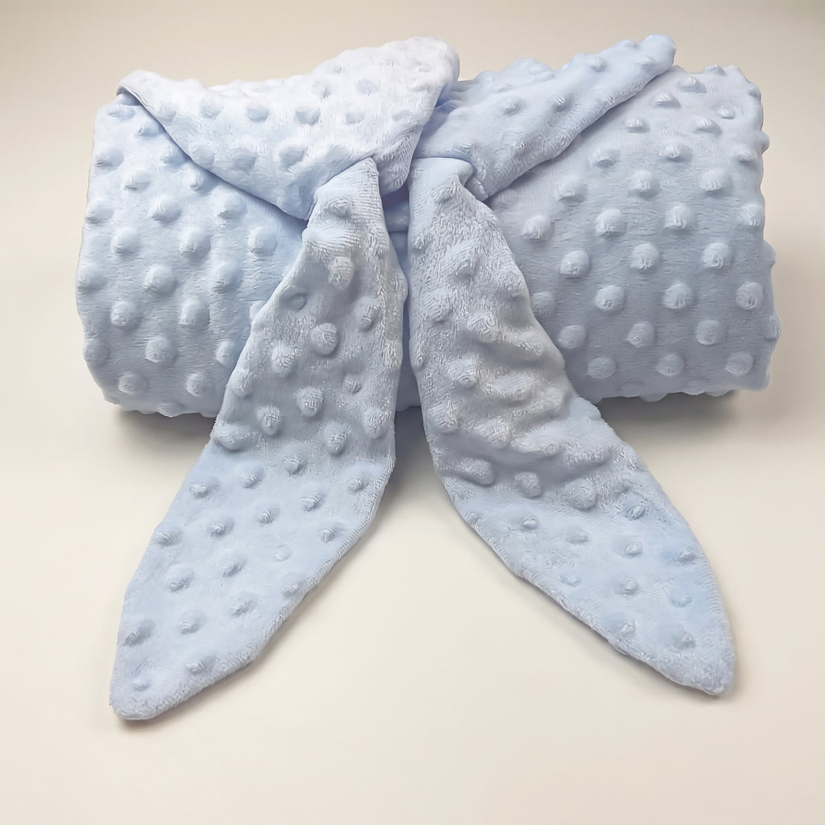 Bunny Ear Hooded Baby Blanket – Pima Cotton & Minky