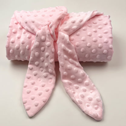 Bunny Ear Hooded Baby Blanket – Pima Cotton & Minky