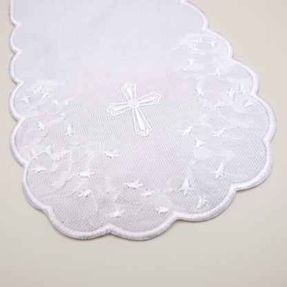 Christening Stole - Embroidered Cross