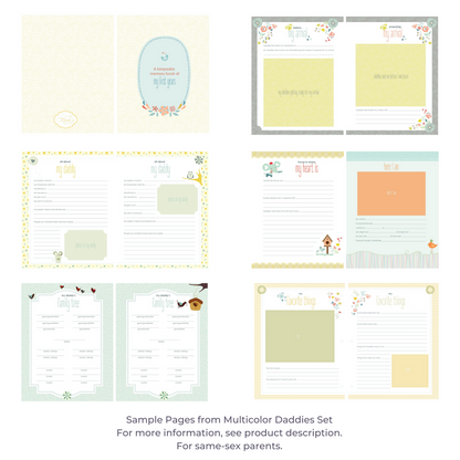 Baby Memory Book Pages: Full Refill Set (66 pages)