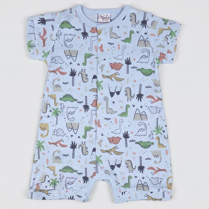 Dinosaurs Pima Cotton Baby Romper