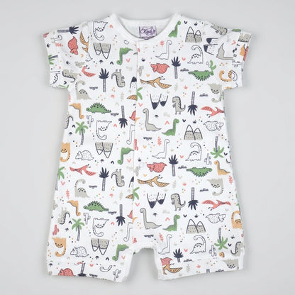 Dinosaurs Pima Cotton Baby Romper
