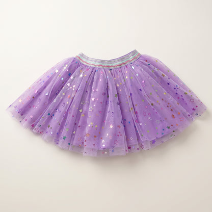 Lilac Tutu with Rainbow Stars