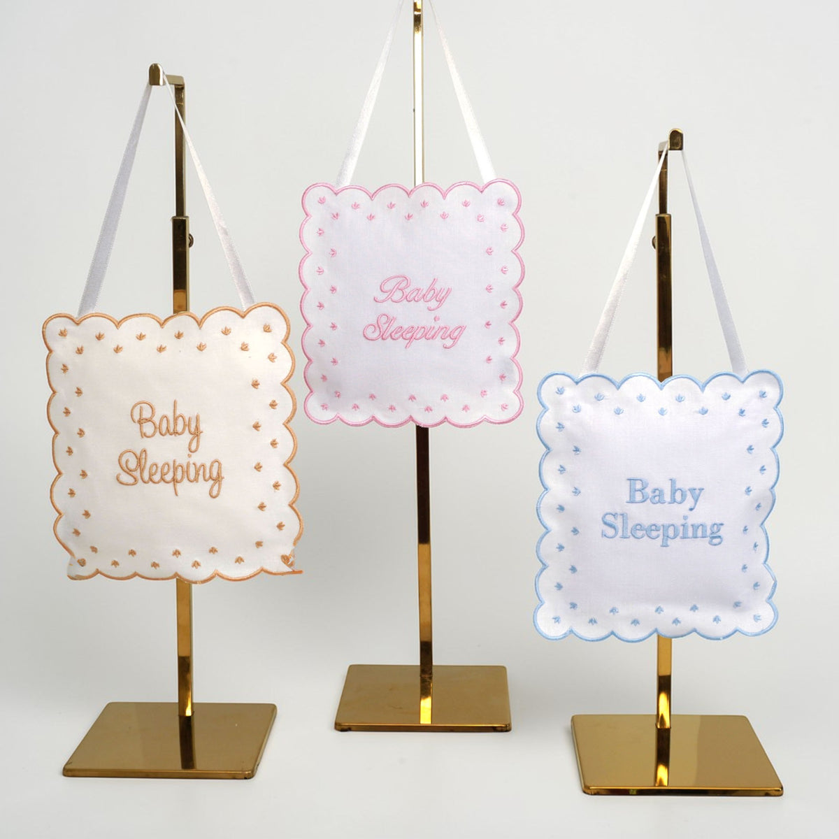 Personalized  Baby Sleeping Hanging Sign Pillow