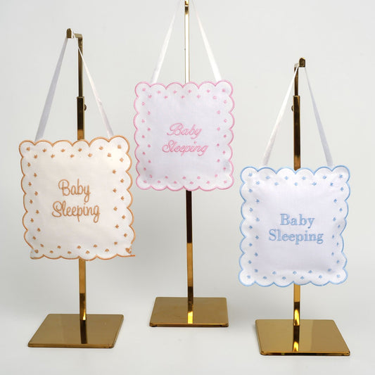Personalized  Baby Sleeping Hanging Sign Pillow