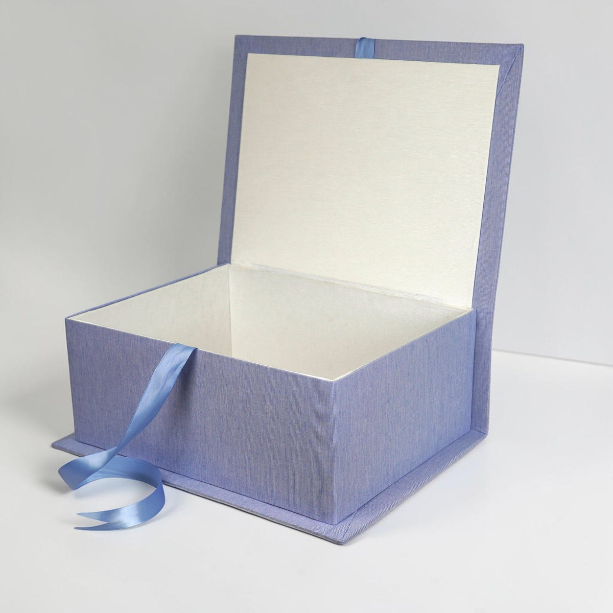 Micro Stripe Cotton - Medium Keepsake Box