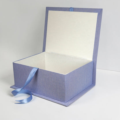 Micro Stripe Cotton - Medium Keepsake Box