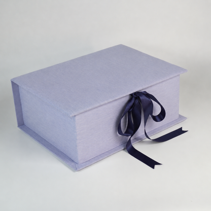 Micro Stripe Cotton - Medium Keepsake Box