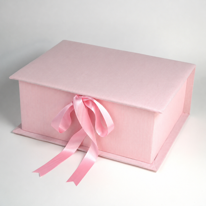 Micro Stripe Cotton - Medium Keepsake Box