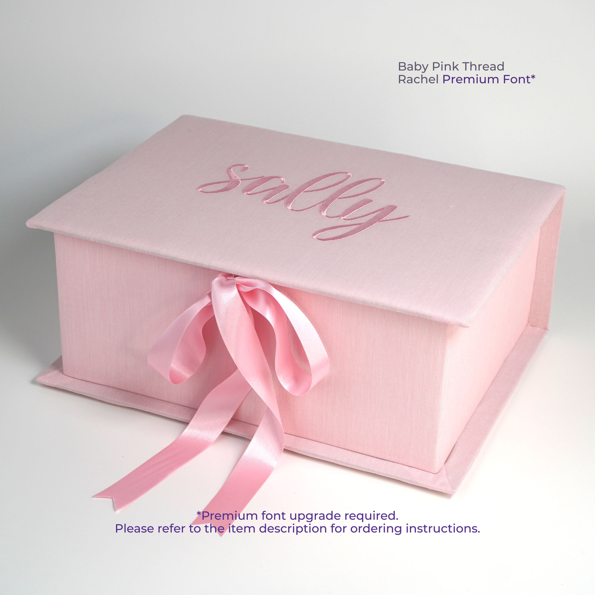 Micro Stripe Cotton - Medium Keepsake Box