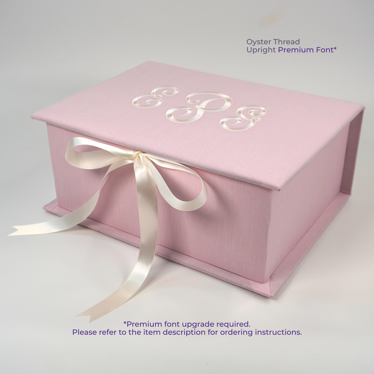 Micro Stripe Cotton - Medium Keepsake Box