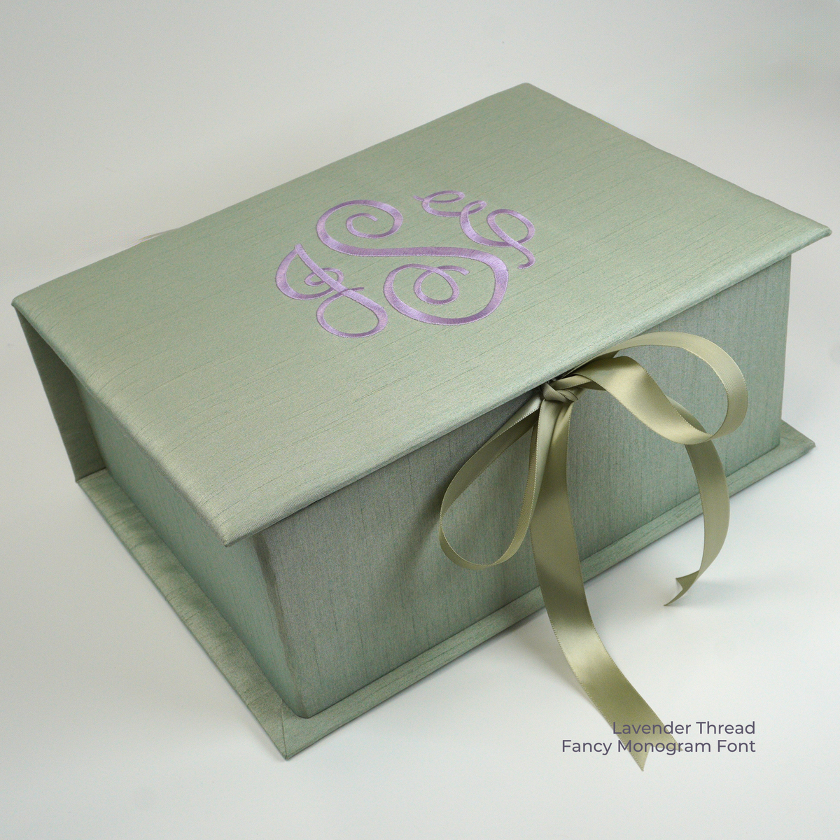 Solid Shantung - Medium Keepsake Box