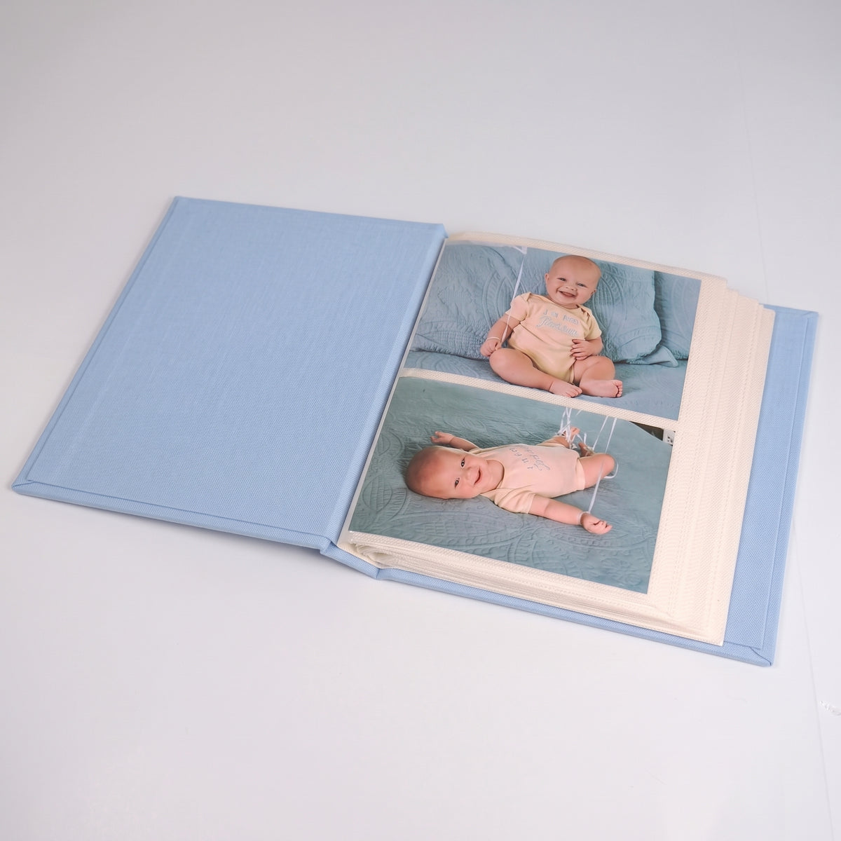 Swiss Batiste Jumper with Flowers on Piqué Cotton – Medium Hardbound Photo Album