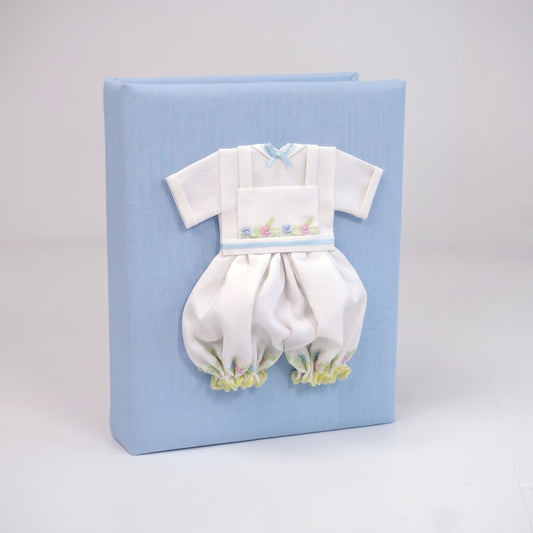 Swiss Batiste Jumper with Flowers on Piqué Cotton – Medium Hardbound Photo Album
