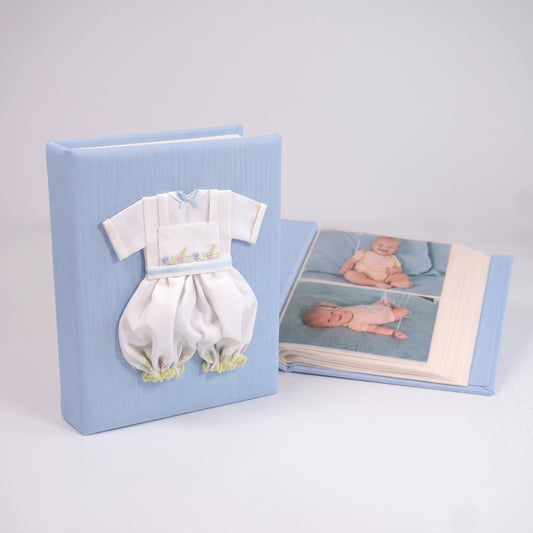 Swiss Batiste Jumper with Flowers on Piqué Cotton – Medium Hardbound Photo Album