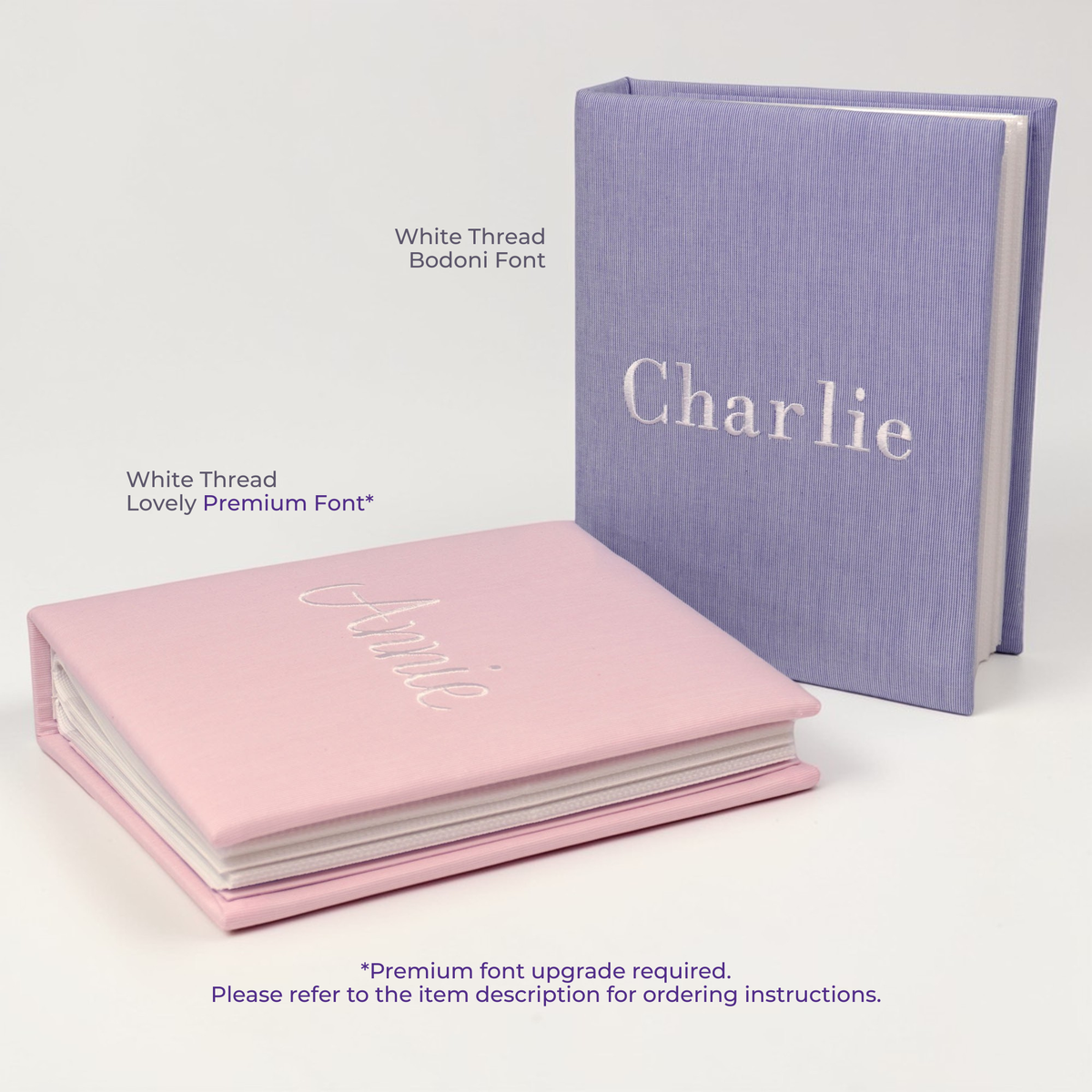 Micro Stripe Cotton – Medium Hardbound Album