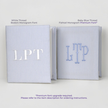 Seersucker Check Cotton – Medium Hardbound Photo Album