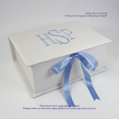 Solid Shantung - Medium Keepsake Box