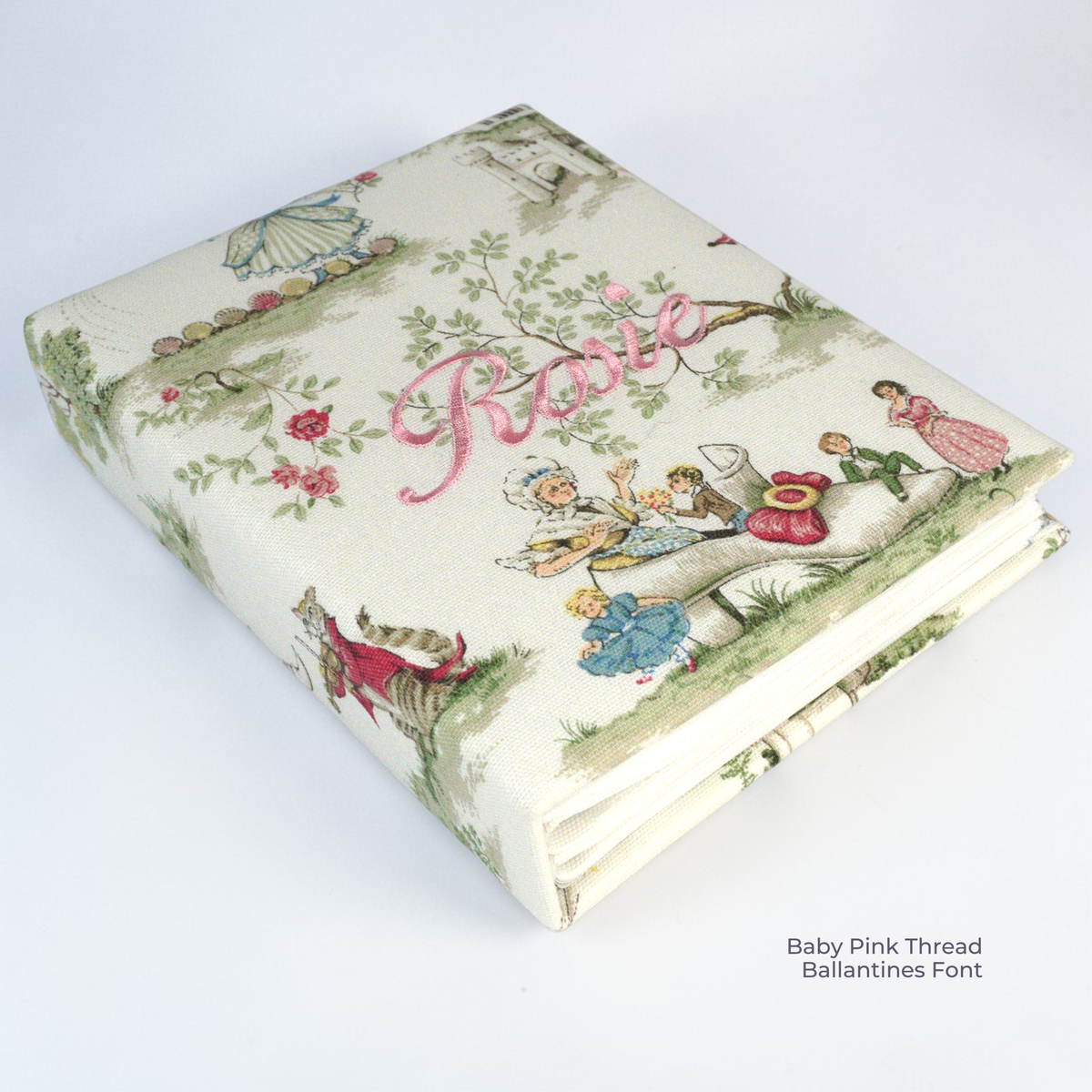 Over the Moon Nursery Rhyme Toile Toile – Medium Hardbound Album