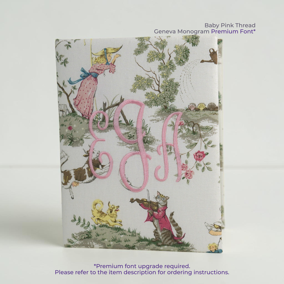 Over the Moon Nursery Rhyme Toile Toile – Medium Hardbound Album