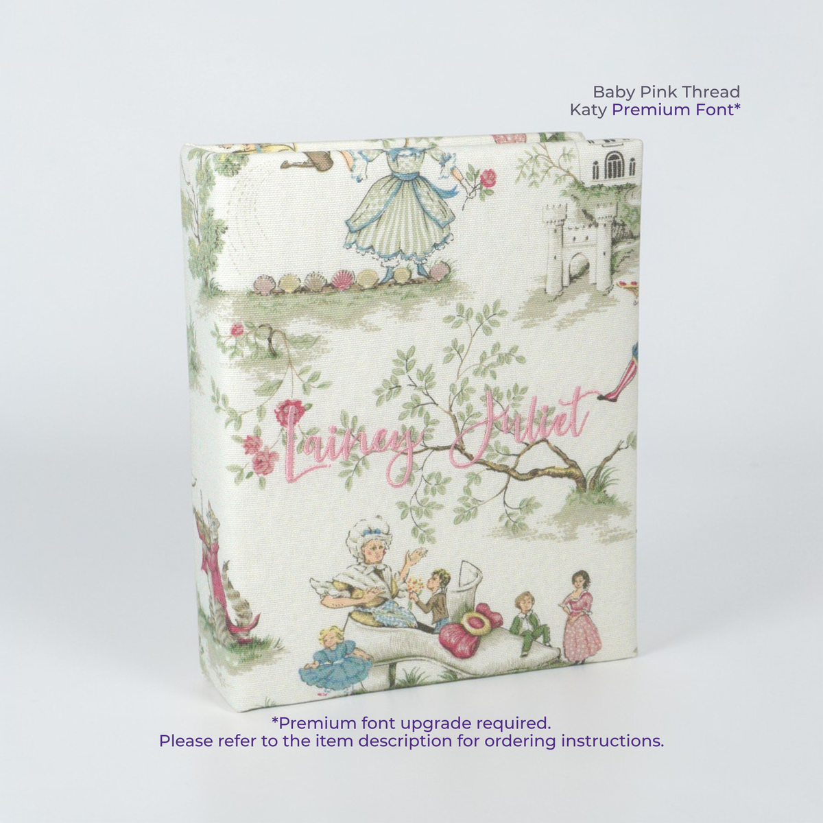 Over the Moon Nursery Rhyme Toile Toile – Medium Hardbound Album