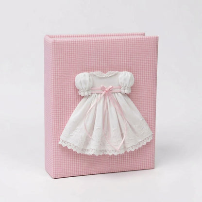 Swiss Batiste Dress on Seersucker Check – Medium Hardbound Photo Album