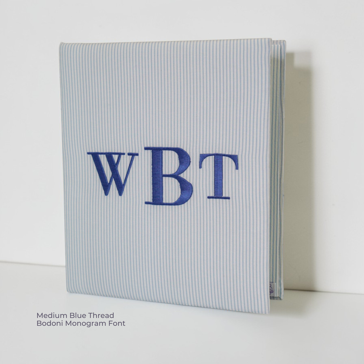 Seersucker Striped Cotton – Baby Memory Book