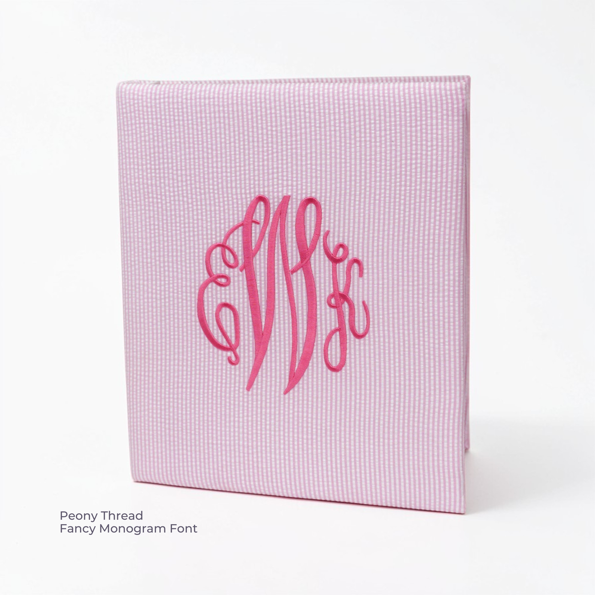Seersucker Striped Cotton – Baby Memory Book