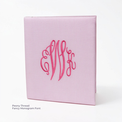 Seersucker Striped Cotton – Baby Memory Book