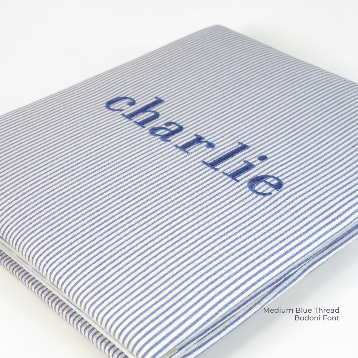 Seersucker Striped Cotton – Baby Memory Book