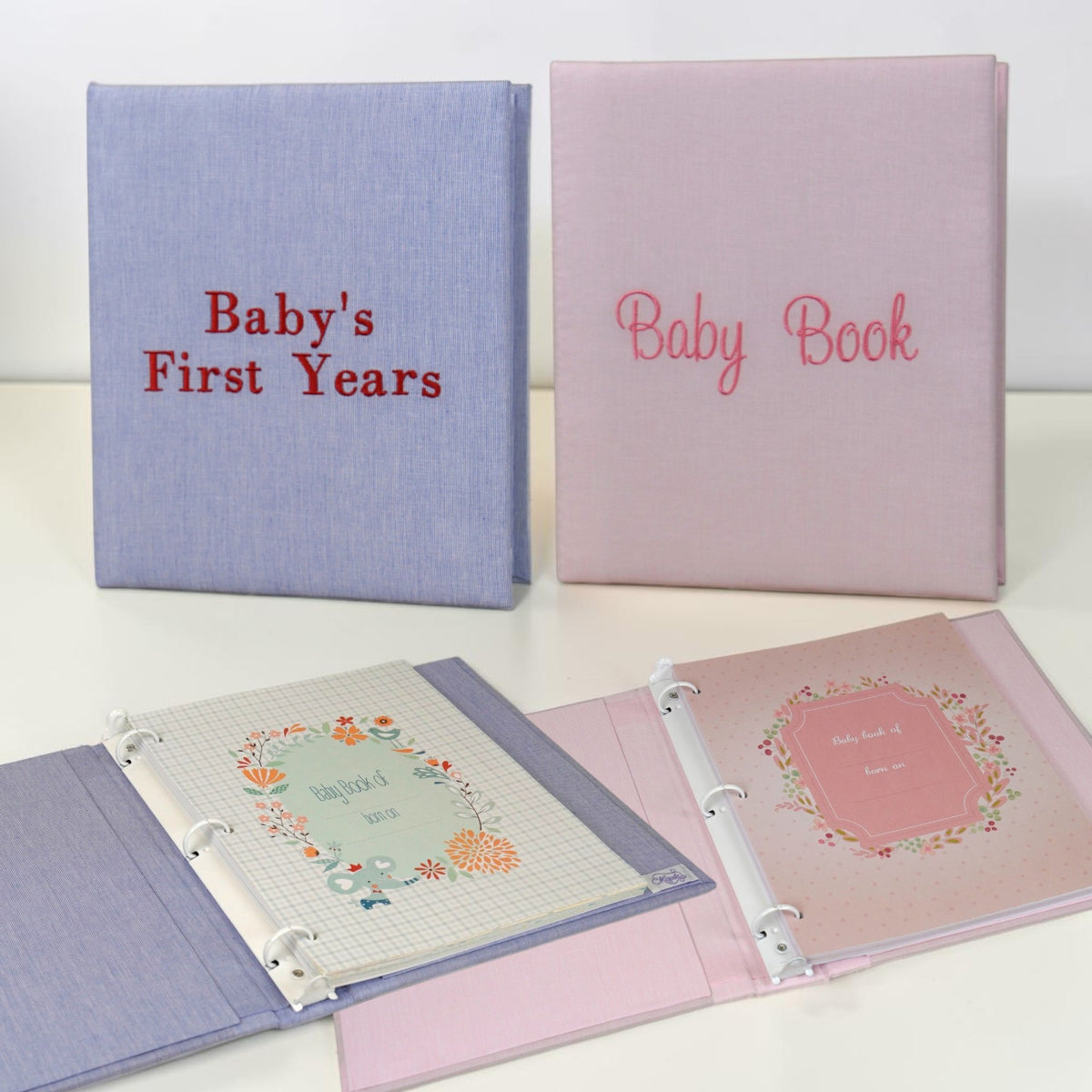 Micro Stripe Cotton – Baby Memory Book