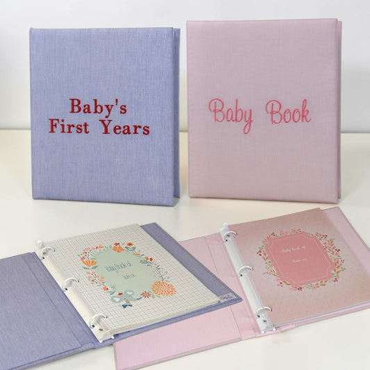 Micro Stripe Cotton – Baby Memory Book