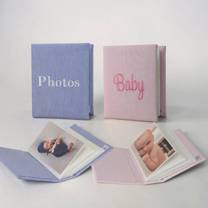 Micro Stripe Cotton - Small Hardbound Photo Album