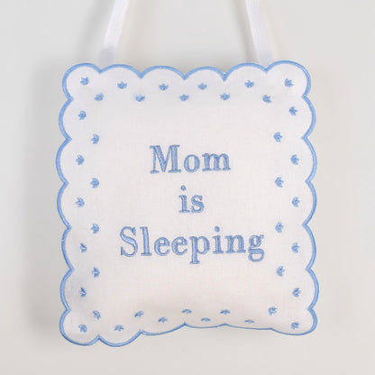 Personalized  Baby Sleeping Hanging Sign Pillow
