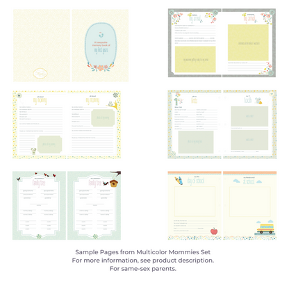 Baby Memory Book Pages: Full Refill Set (66 pages)
