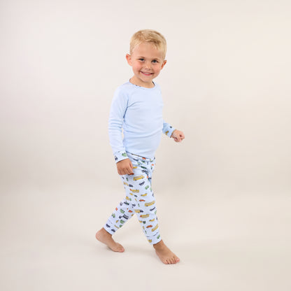 Automobiles Pima Cotton Long Sleeve Shirt & Pant Set