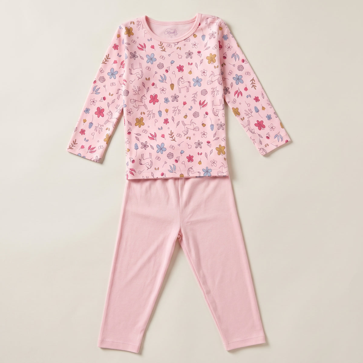 Unicorns Pima Cotton Long Sleeve Shirt & Pant Set