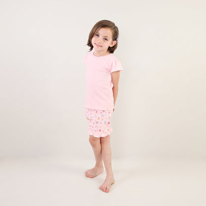 Unicorns Pima Cotton Short Sleeve Shirt & Shorts Set