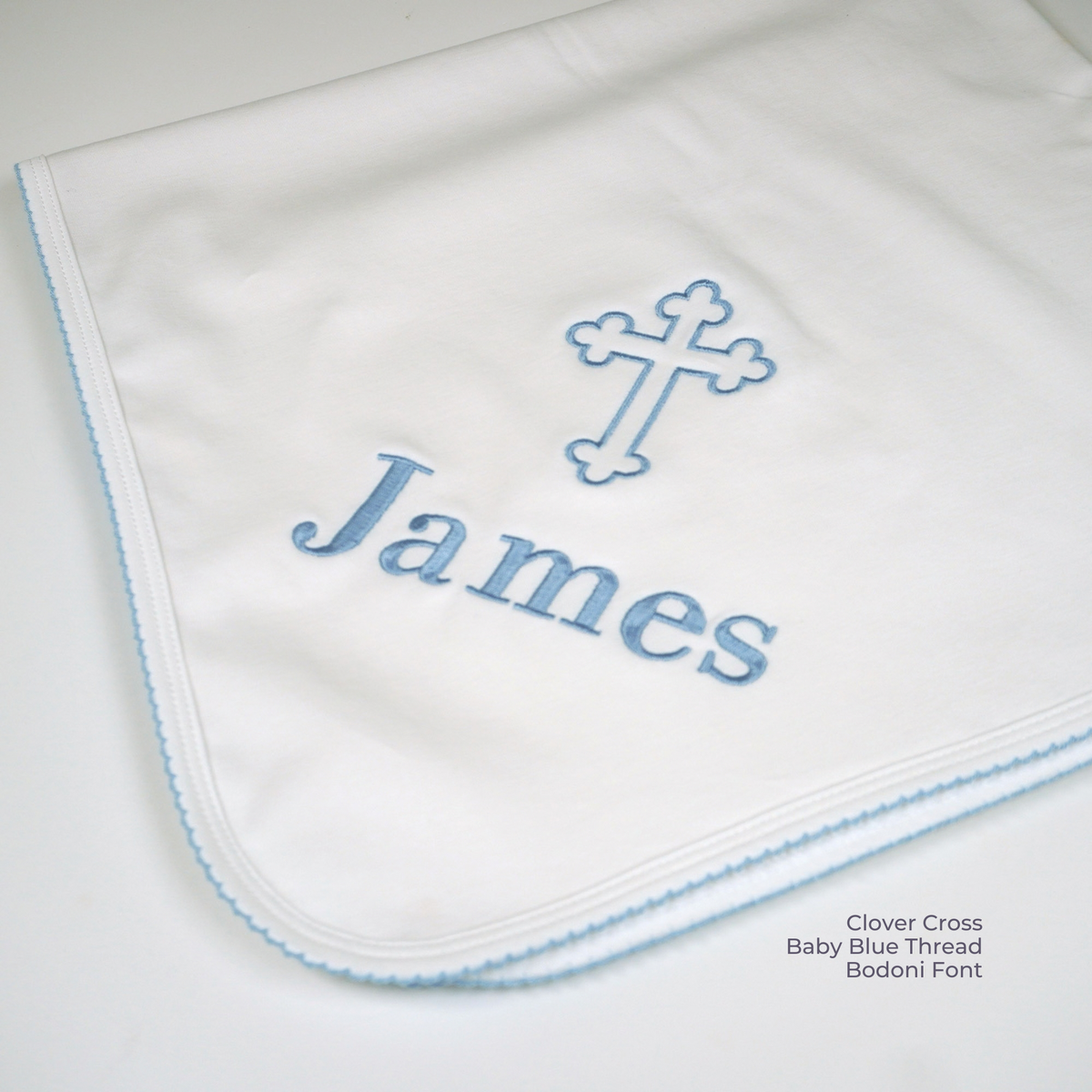 Pima Cotton Christening Blanket